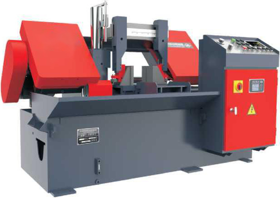 2.2kw 250mm Horizontaal Lintzaag Hydraulisch Voer Om metaal te snijden