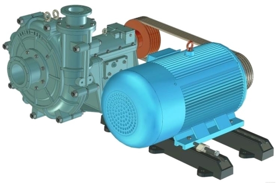 840.0M3/H centrifugaal Op zwaar werk berekende Dunne modderpomp Anticorrosieve 200ZBQ-360