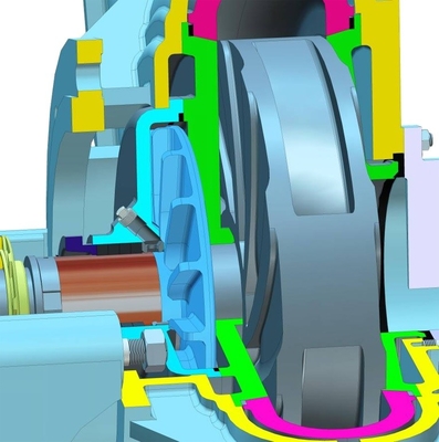 840.0M3/H centrifugaal Op zwaar werk berekende Dunne modderpomp Anticorrosieve 200ZBQ-360